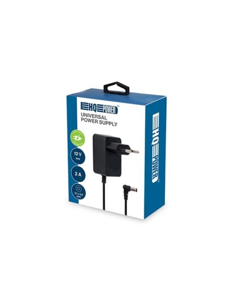 UNIVERSAL POWER SUPPLY - 12 VDC - 2 A - 24 W - CONNECTOR 2.1 x 5.5 mm
