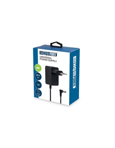 UNIVERSAL POWER SUPPLY - 20 VDC - 1 A - 20 W - CONNECTOR 2.1 x 5.5 mm