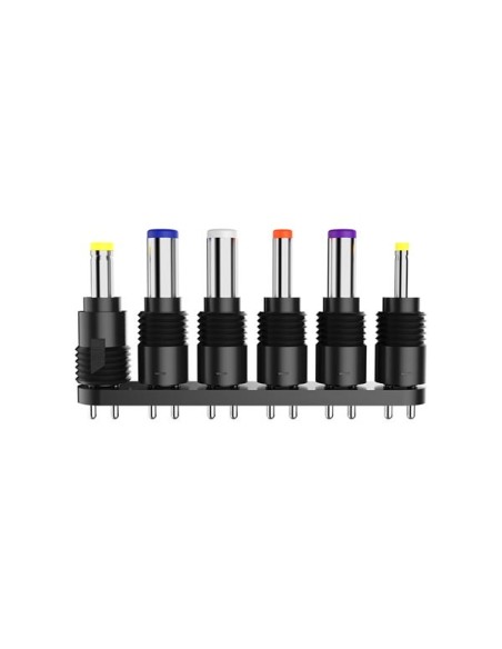STECKERNETZTEIL - EINSTELLBAR - 100-240 V - 3 bis 12 VDC - 1 A + 6 Stecker