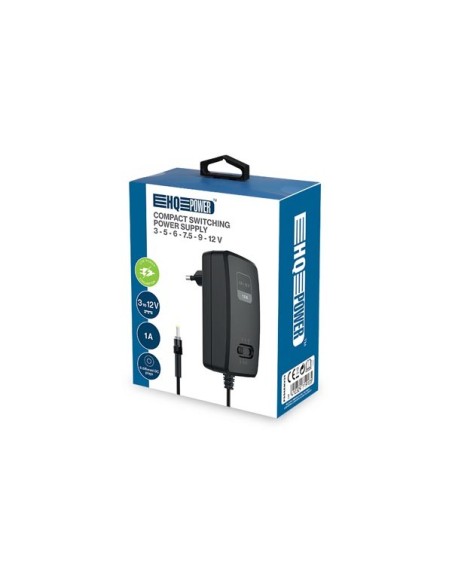 STECKERNETZTEIL - EINSTELLBAR - 100-240 V - 3 bis 12 VDC - 1 A + 6 Stecker