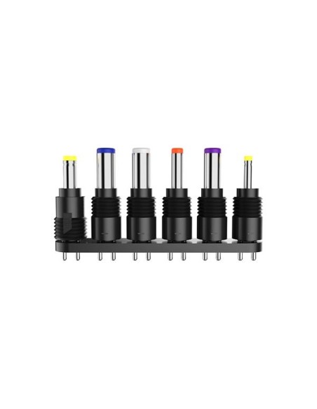 ALIMENTATION COMPACTE À DÉCOUPAGE AVEC SORTIE RÉGLABLE - 100-240 V - de 3 à 12 VCC - 2.5 A + 6 fiches