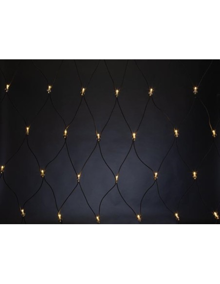 SUBRA LED - Subra extension - 2 x 2 m - 144 leds - warmwit - zwarte kabel - 230 V