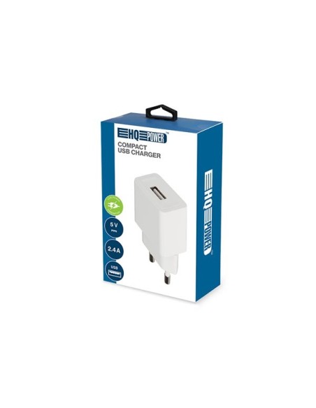 CHARGEUR COMPACT AVEC CONNEXION USB - 5 V - 2.4 A max. - 12 W max.