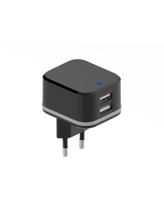 COMPACT CHARGER WITH DUAL USB OUTPUT - 5 V - 3.4 A max....
