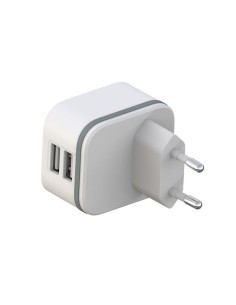 COMPACT CHARGER WITH DUAL USB OUTPUT 5 V - 3.4 A max. (... 2