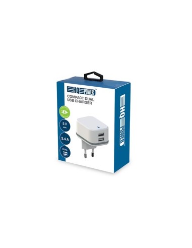 COMPACTE LADER MET 2 USB-AANSLUITINGEN 5 V -...