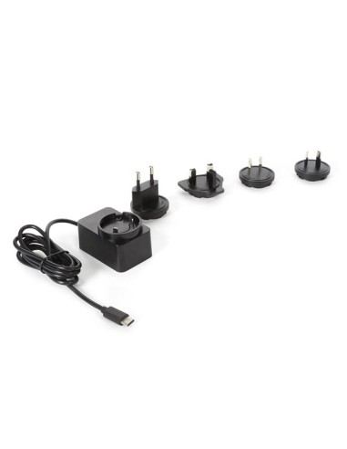 COMPACTE LADER MET USB-AANSLUITING - 5 VDC - 2.5 A max. - 15 W max. - type C met 4 reisstekkers