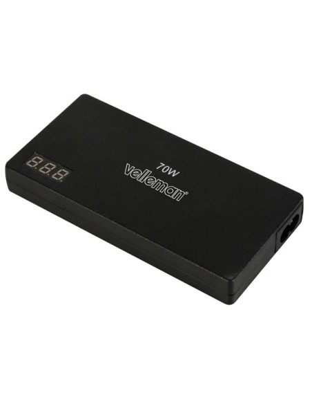 ULTRASLIM UNIVERSAL SWITCHING MODE REGULATED ADAPTER - OUTPUT: 15 TO 20 VDC - 70 W