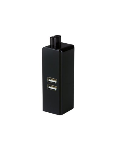 IN LINE COMPACT CHARGER WITH DUAL USB OUTPUT - 5 VDC - 2.1 A - 10.5 W