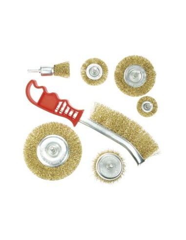 WIRE BRUSH SET - 7 pcs