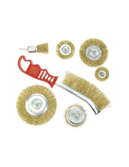 WIRE BRUSH SET - 7 pcs