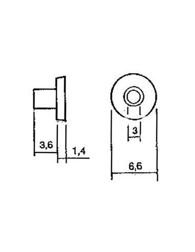 PLASTIC RING FOR TO3