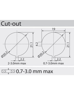 VERLICHTE ROCKERSCHAKELAAR - GROEN - DPST/ON-OFF 2