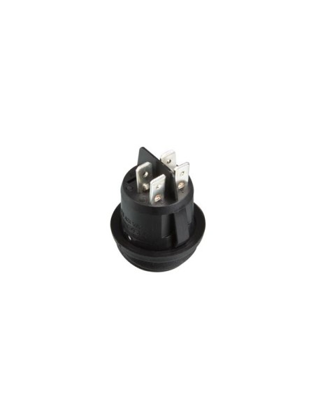 WIPPENSCHALTER MIT BELEUCHTUNG - ROTE LED 12V- 2P/ON-OFF