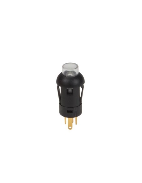 MINI-DRUCKTASTER - RUND - SPST AUS-(EIN) - 1P - MIT KABELN - BLAUE LED