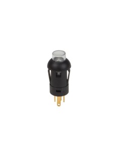 PUSH BUTTON - MINIATURE - ROUND - SPST OFF-(ON) - 1P -...