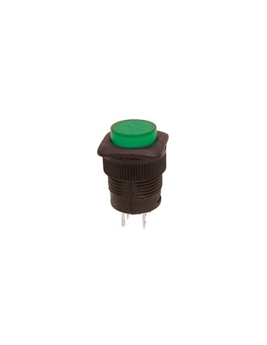 BOUTON-POUSSOIR OFF-ON AVEC LED VERTE