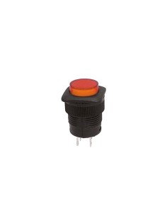 BOUTON-POUSSOIR OFF-(ON) AVEC LED ORANGE
