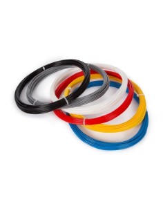 SET MET ABS-FILAMENT 1.75 mm - 6 KLEUREN - VOOR...
