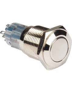 RONDE METALEN SCHAKELAAR DPDT 2NO 2NC