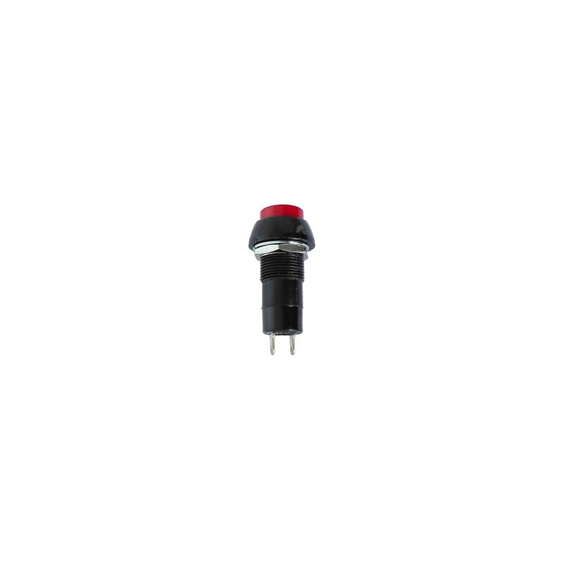 R18-25B  PUSHBUTTON SWITCH OFF-(ON) RED 1A/125V