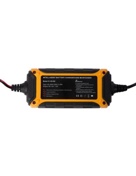 CHARGEUR INTELLIGENT POUR BATTERIE À ACIDE DE PLOMB - 12 VDC - 1.5 A