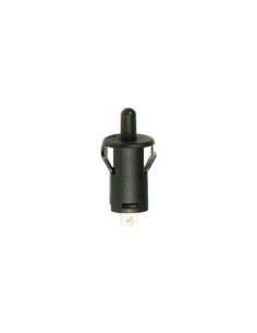 BOUTON-POUSSOIR ON-(OFF) NOIR 2A - 250V