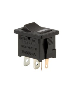 VERMOGEN ROCKERSCHAKELAAR 5A-250V SPST ON-OFF - MET RODE LED