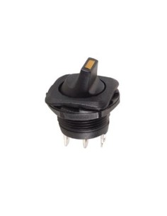 POWER ROCKER SWITCH 5A-250V SPST ON-OFF - WITH AMBER LED...
