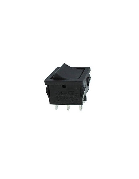 LEISTUNGSWIPPENSCHALTER 5A-250V DPDT EIN-EIN - SCHWARZ