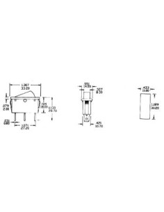 POWER ROCKER SWITCH 10A-250V SPDT ON-ON 2