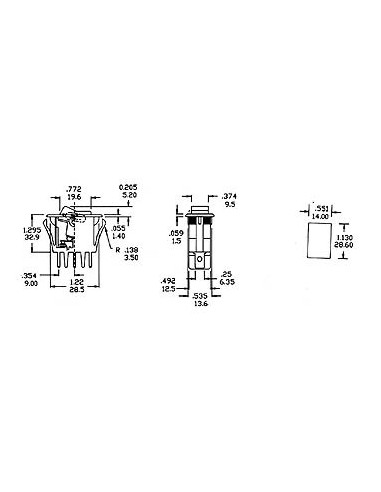 LEISTUNGSWIPPENSCHALTER 10A-250V SPST EIN-AUS -...