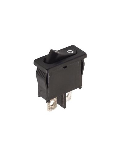 POWER ROCKER SWITCH 6A-250V SPST ON-OFF - RED CAP