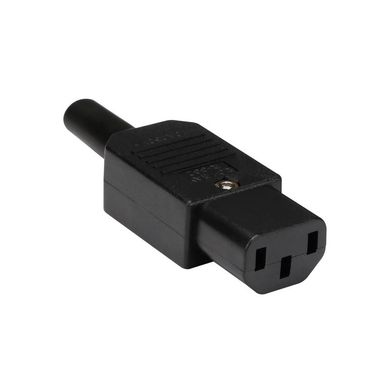 AC CONNECTOR FEMALE, CABLE-MOUNT TYPE - 10 A
