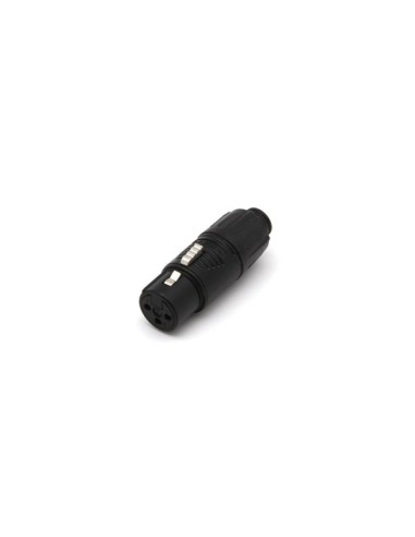 REAN TINY - ADAPTATEUR XLR FEMELLE VERS XLR MÂLE - NOIR