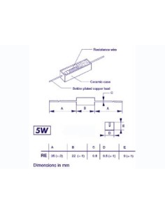 RESISTOR 5W 2K2 2