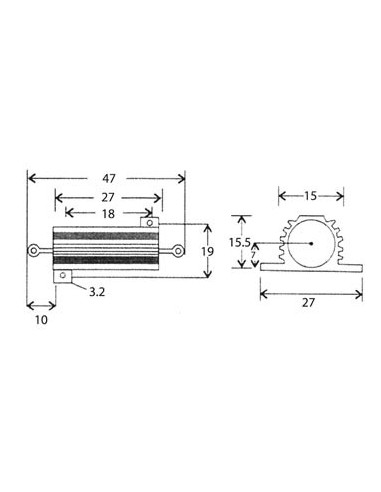 WIDERSTAND 25W 120E