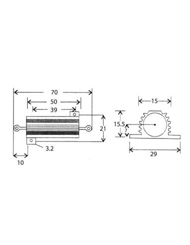 RESISTOR 50W 0E1