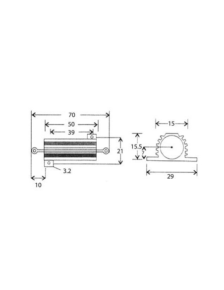 RESISTOR 50W 2E7