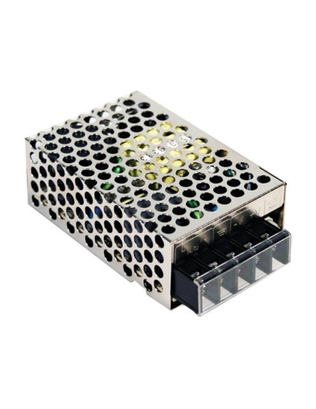 SCHAKELENDE VOEDING VOOR IT-APPARATUUR - 1 UITGANG - 25 W - 12 V - GESLOTEN CHASSIS