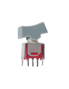 VERTICAL SUBMINIATURE ROCKER SWITCH SPDT ON-ON