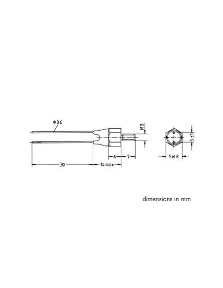NTC THERMISTOR - TYPE K45 - 6K8