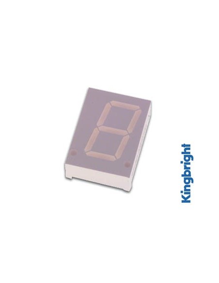 1-DIGIT DISPLAY 20mm GEMEENSCHAPPELIJKE ANODE SUPERROOD