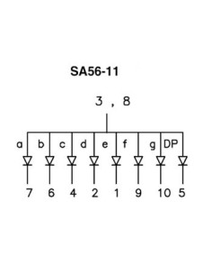 14mm SINGLE-DIGIT DISPLAY COMMON ANODE