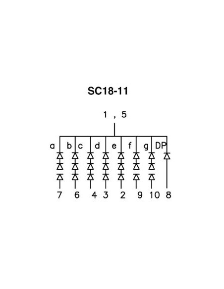 45mm SINGLE-DIGIT DISPLAY COMMON CATHODE SUPER RED