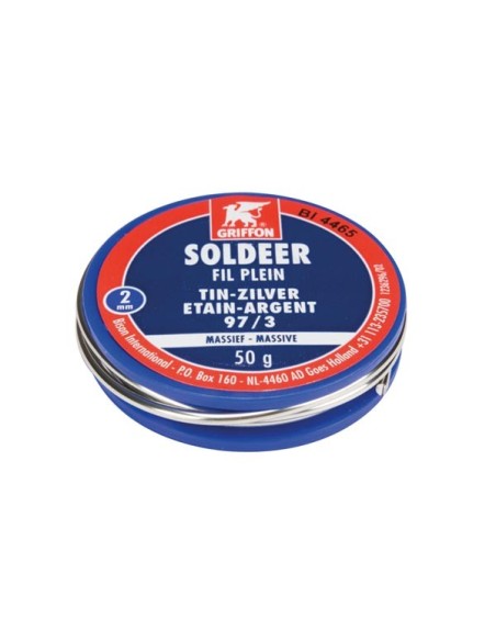 GRIFFON - LÖTDRAHT - ZINN/BLEI - 50 g - 2 mm