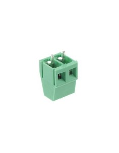 PROFESSIONAL SCREW TERMINAL, 2-POLE, GREEN, 5mm PITCH
