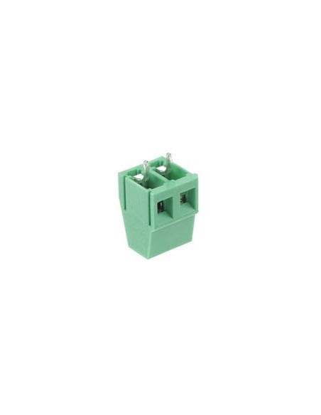 PROFESSIONAL SCREW TERMINAL, 2-POLE, GREEN, 5mm PITCH