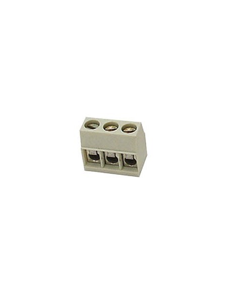 SCREW CONNECTOR, 3 POLES, SQUARE TYPE, IVORY, PITCH   5mm