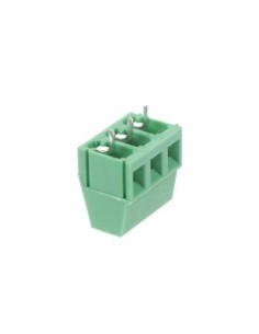 PROFESSIONAL SCREW TERMINAL, 3-POLE, GREEN , 5mm PITCH